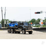 Traxxas Black TRX-6 Ultimate RC Hauler 1:10 6X6 Electric Flatbed Truck with Pro Scale Winch (+ TQi 4-ch/XL-5 HV/Titan 550)