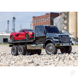 Traxxas Black TRX-6 Ultimate RC Hauler 1:10 6X6 Electric Flatbed Truck with Pro Scale Winch (+ TQi 4-ch/XL-5 HV/Titan 550)