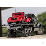 Traxxas Black TRX-6 Ultimate RC Hauler 1:10 6X6 Electric Flatbed Truck with Pro Scale Winch (+ TQi 4-ch/XL-5 HV/Titan 550)