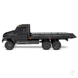 Traxxas Black TRX-6 Ultimate RC Hauler 1:10 6X6 Electric Flatbed Truck with Pro Scale Winch (+ TQi 4-ch/XL-5 HV/Titan 550)