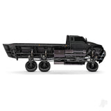 Traxxas Black TRX-6 Ultimate RC Hauler 1:10 6X6 Electric Flatbed Truck with Pro Scale Winch (+ TQi 4-ch/XL-5 HV/Titan 550)