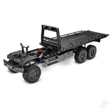 Traxxas Black TRX-6 Ultimate RC Hauler 1:10 6X6 Electric Flatbed Truck with Pro Scale Winch (+ TQi 4-ch/XL-5 HV/Titan 550)