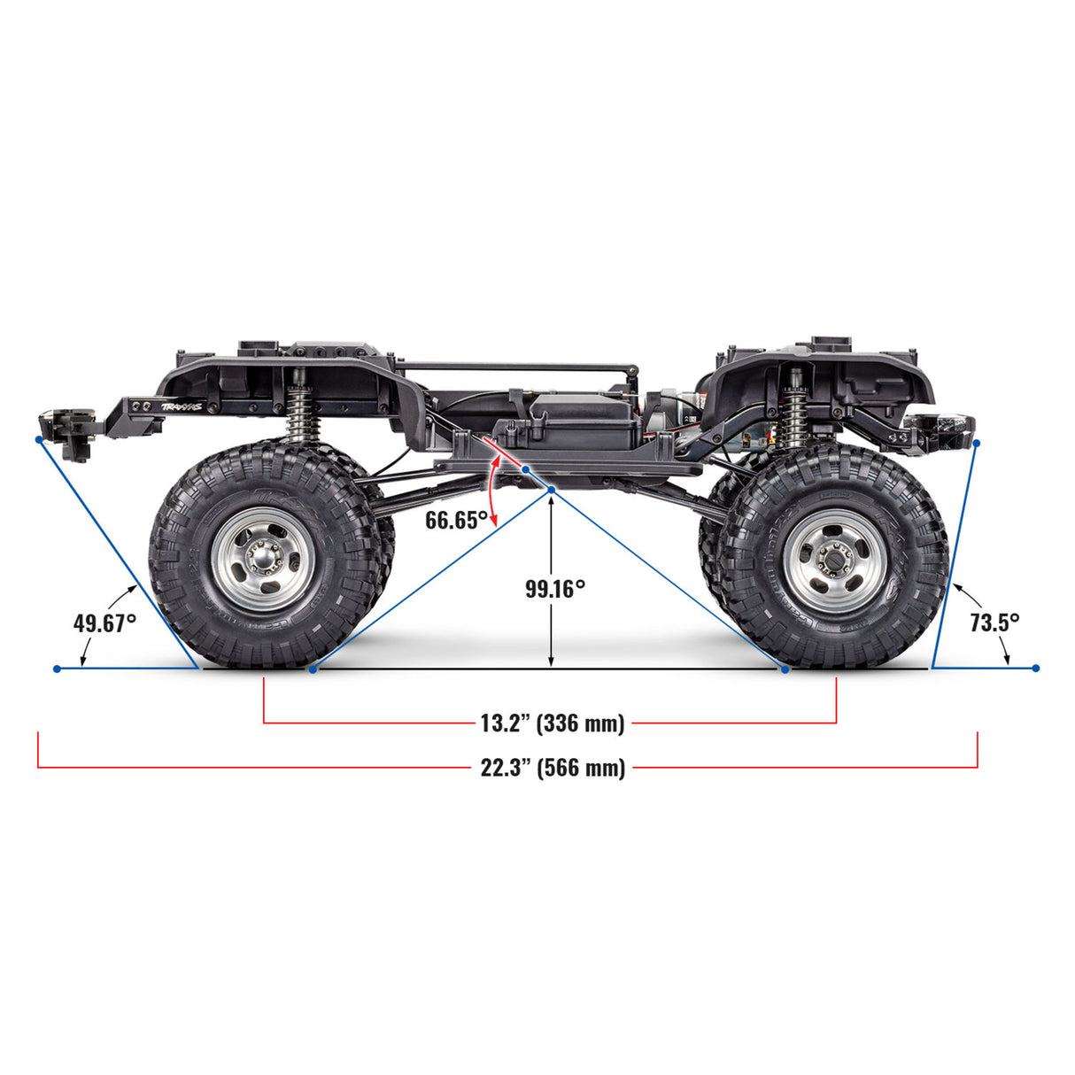 Traxxas TRX-4 Ford F-150 Ranger XLT High Trail Edition 1:10 4WD Electric Trail Crawler - Brown (+ TQi 4-ch/XL-5 HV/Titan 550)