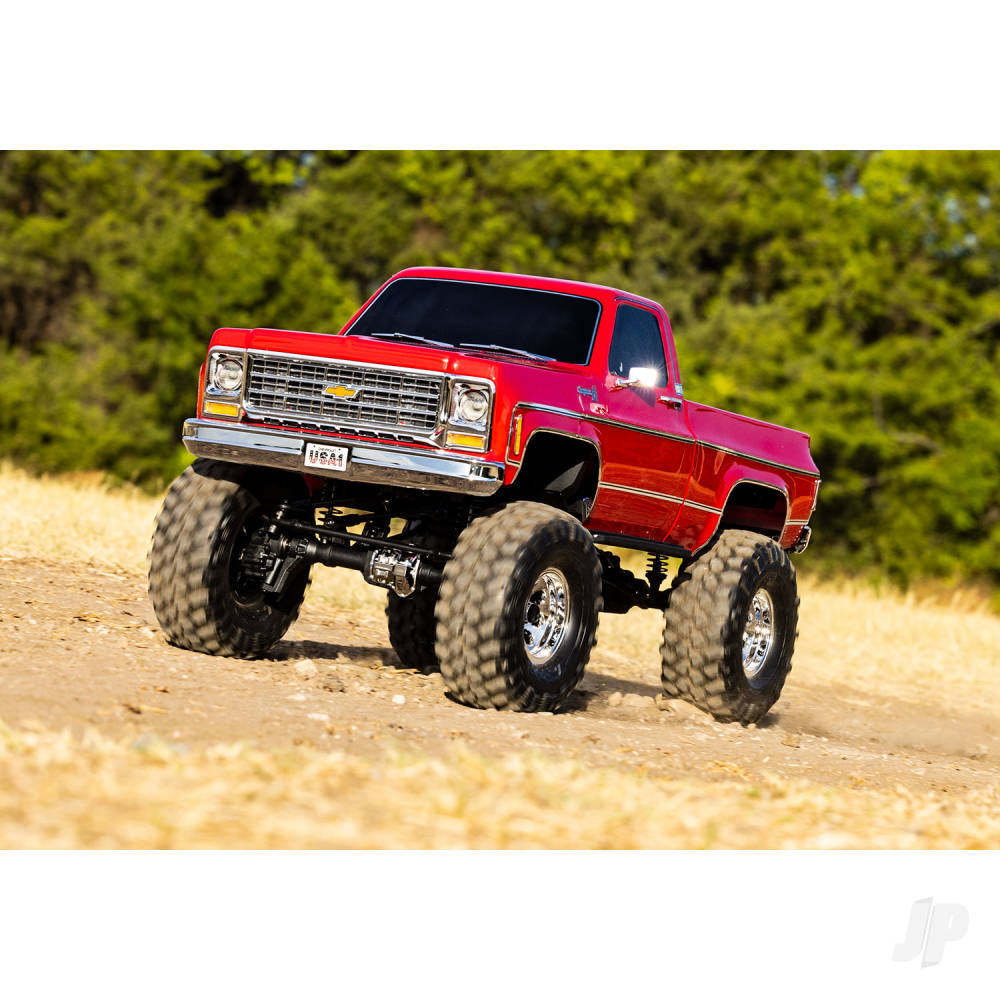 Traxxas TRX-4 1979 Chevrolet K10 High Trail Edition 1:10 4WD Electric Trail Crawler - Red (+ TQi 4-ch/XL-5 HV/ Titan 550)