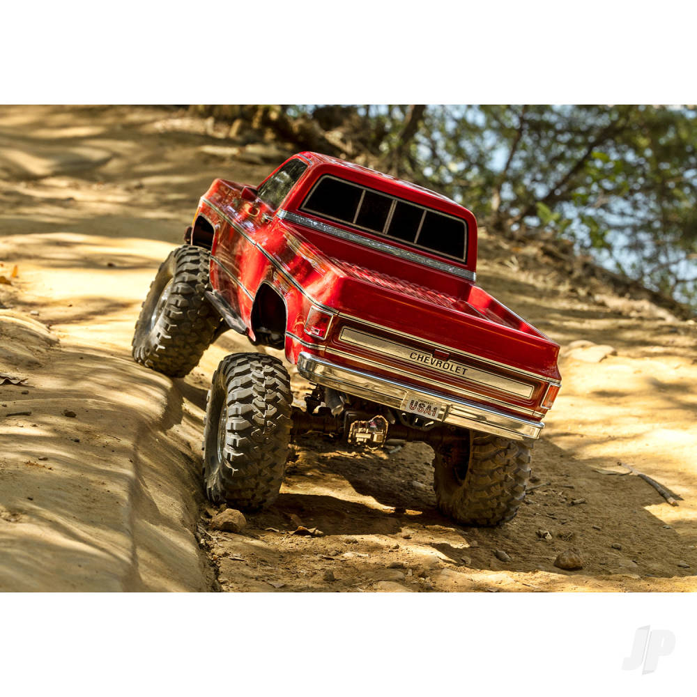 Traxxas TRX-4 1979 Chevrolet K10 High Trail Edition 1:10 4WD Electric Trail Crawler - Red (+ TQi 4-ch/XL-5 HV/ Titan 550)