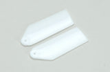 Plastic Tail Blades 35mm-White