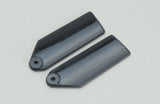 Plastic Tail Blades 35mm-Black