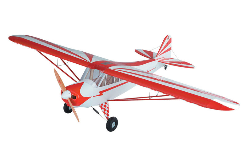 Super Flying Model Piper Cub (Clipped) 25% ARTF Red