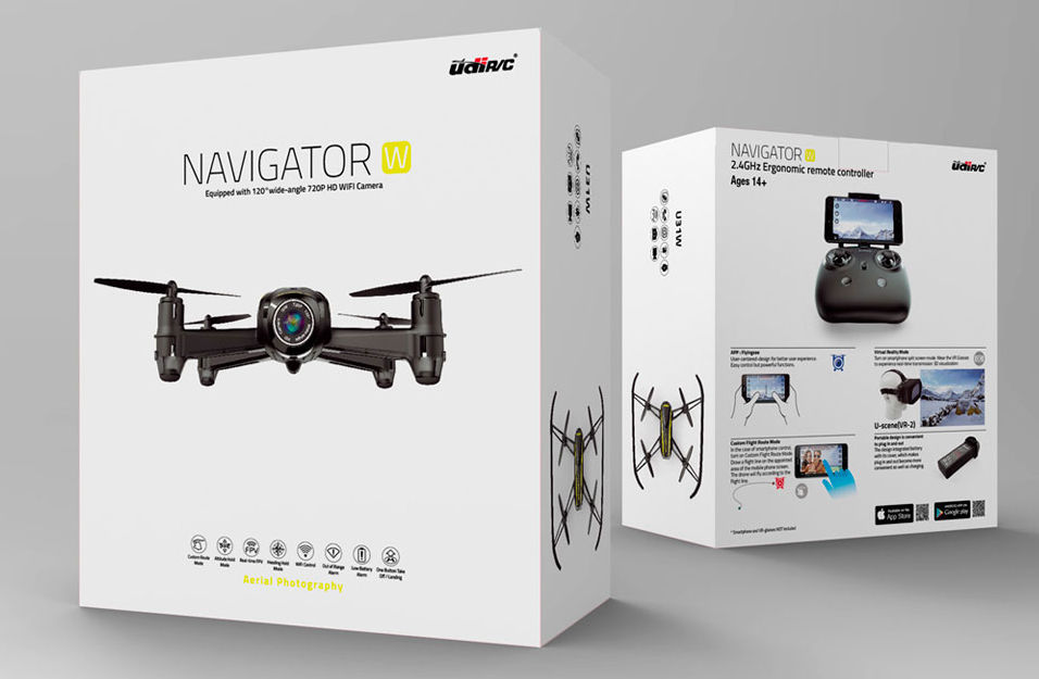 Udi U31W Navigator RTF - WiFi Drone with Tx & HD Camera