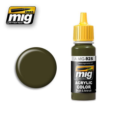 Ammo Mig Jimenez Acrylic 17ml Paint RLM 81 OLIVE DRAB DARK