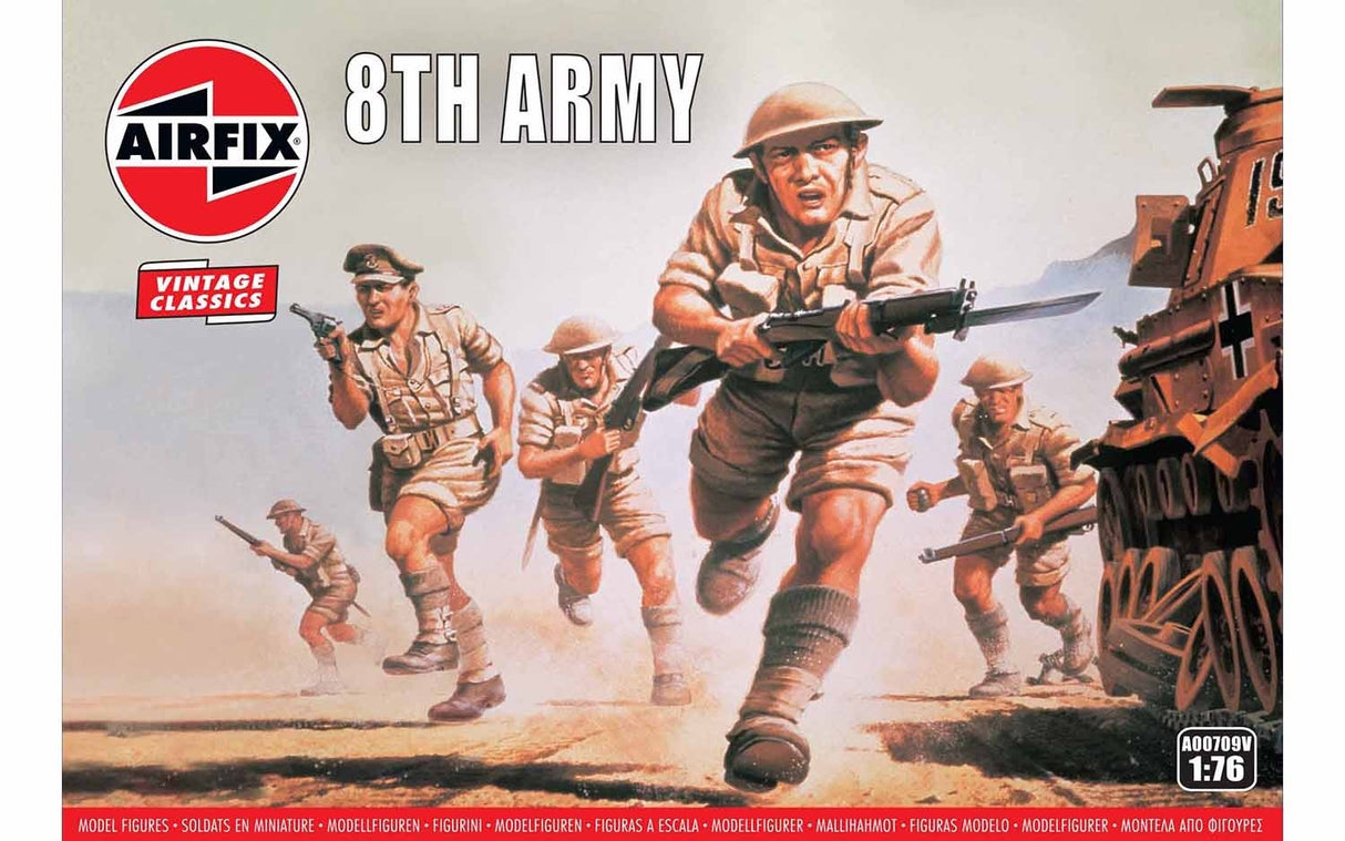 Airfix Vintage Classics 1/76 WWII British 8th Army A00709V