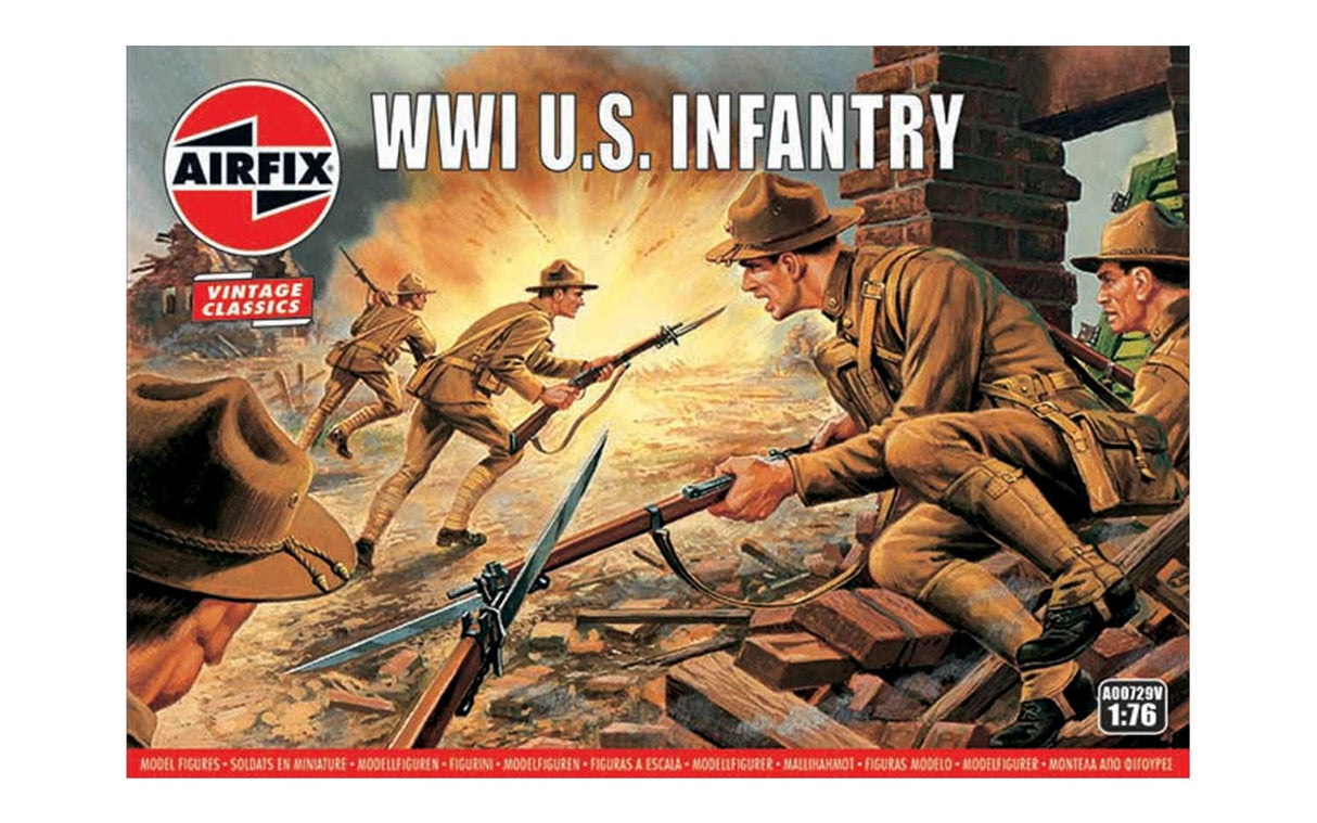 Airfix Vintage Classics 1/76 WW1 US Infantry A00729V