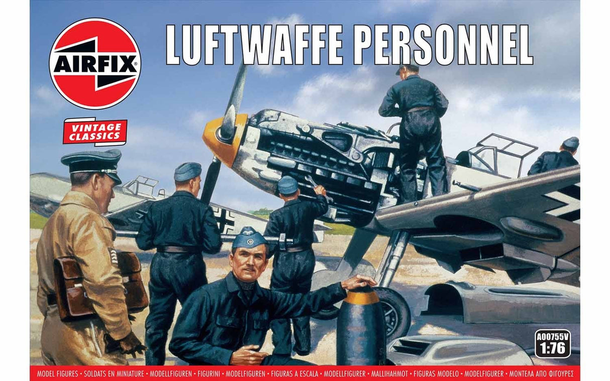 Airfix Vintage Classics 1/76 Luftwaffe Personnel A00755V