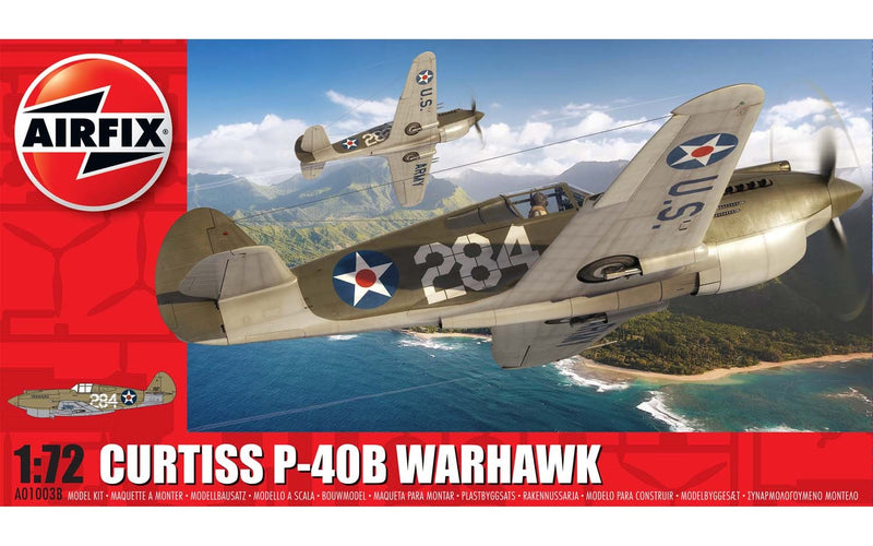 Airfix 1/72 Curtiss P-40B Warhawk A01003B