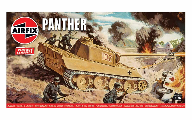 Airfix Vintage Classics 1/76 German Panther Tank A01302V