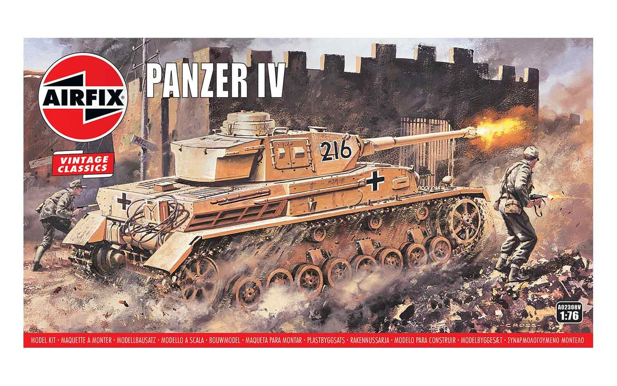 Airfix Vintage Classics 1/76 Panzer IV A02308V