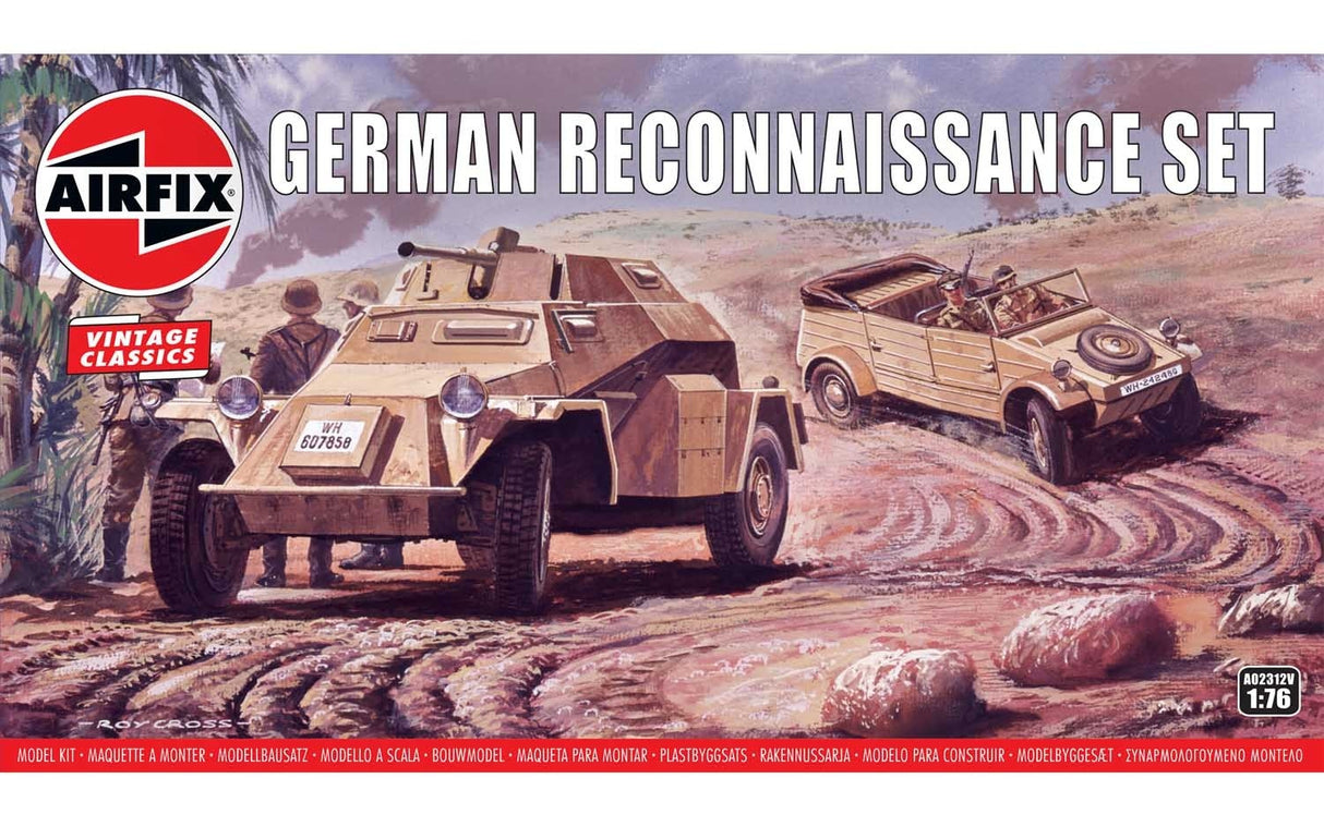 Airfix Vintage Classics 1/76 German Reconnaisance Set A02312V