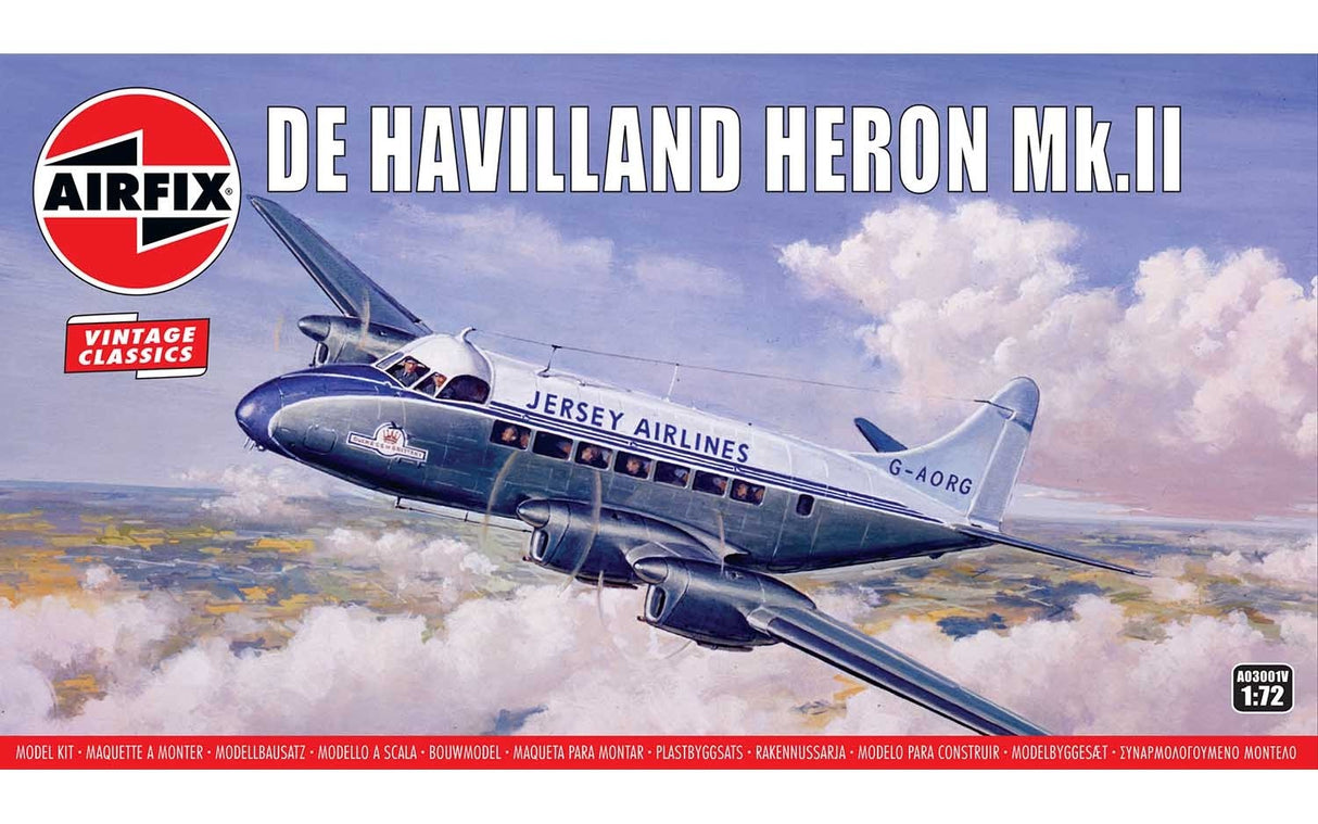 Airfix Vintage Classics De Havilland Heron Mk II kit A03001V