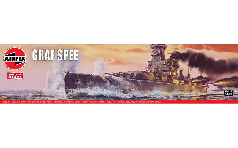 Airfix Vintage Classics 1/600 Admiral Graf Spee kit A04211V