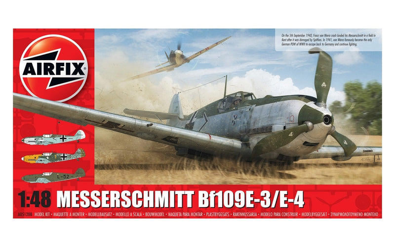 Airfix 1/48 Messerschmitt Bf109 E-3/E-4 A05120B