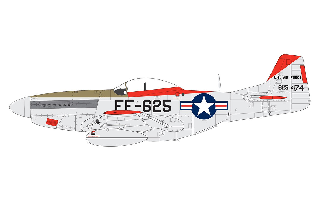 Airfix 1/48 North American F-51D Mustang A05136