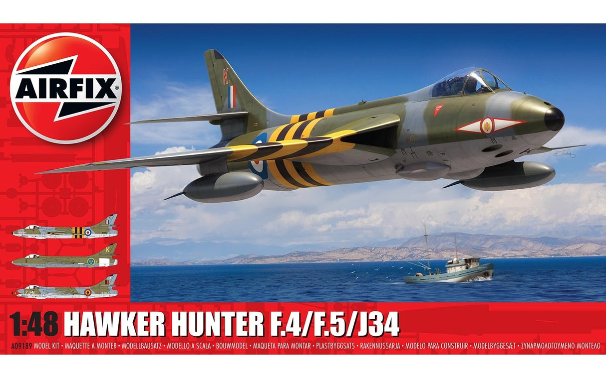 Airfix 1/48 Hawker Hunter F.4/F.5/J.34 A09189