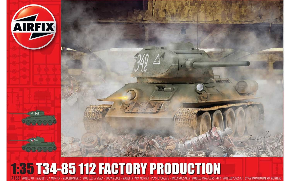 Airfix 1/35 T34/85 112 Factory Production A1361