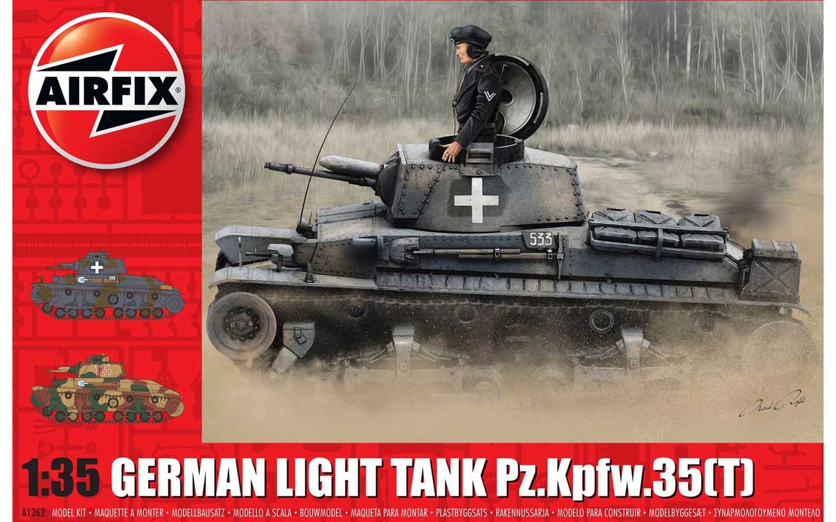 Airfix 1/35 German Light Tank Pz.Kpfw.35(t) A1362