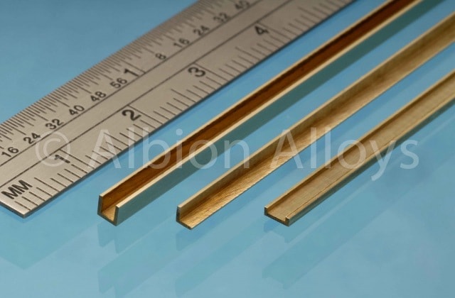 Brass Angle 1mm x 1mm 1 piece
