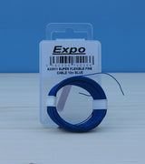 SUPER FLEXIBLE FINE CABLE 10m BLUE