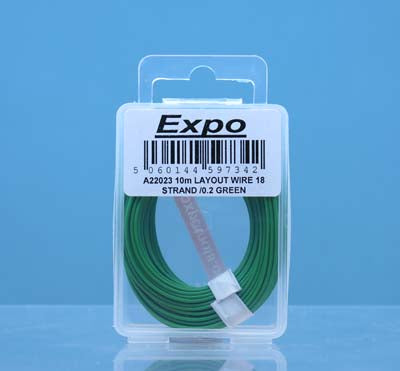 10m LAYOUT WIRE 18 STRAND /0.1 GREEN
