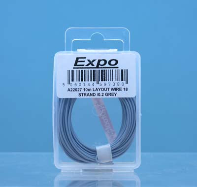 10m LAYOUT WIRE 18 STRAND /0.1 GREY