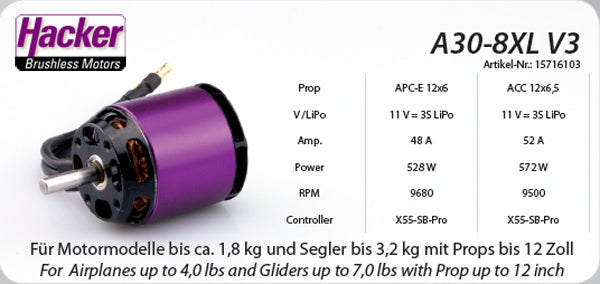 Hacker A30-8XL V3