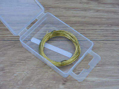 3m ROLL OF 0.6mm WIRE BRASS