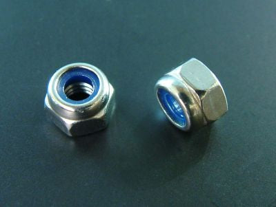 M4 SERRATED FLANGE NUTS SS PK.10