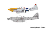 Airfix 1/72 Messerschmitt Me262 & P-51D Mustang Dogfight Double A50183