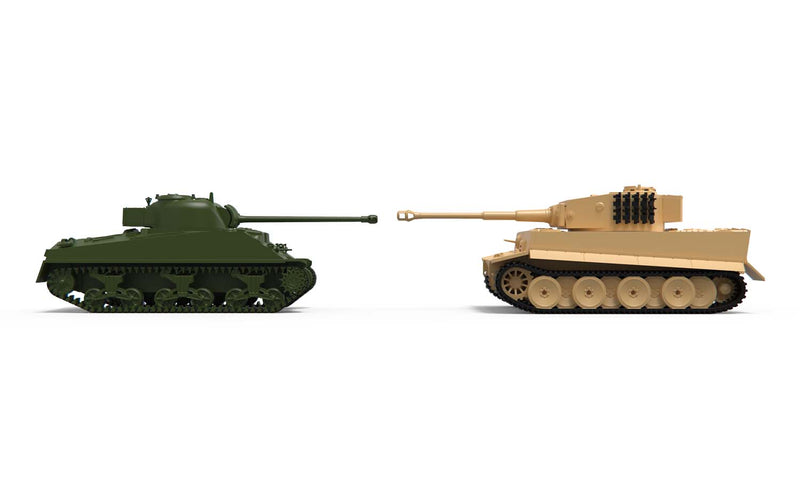Airfix 1/72 Classic Conflict Tiger 1 vs Sherman Firefly A50186