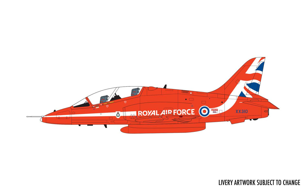 Airfix 1/72 RAF Red Arrows Hawk Starter Set A55002