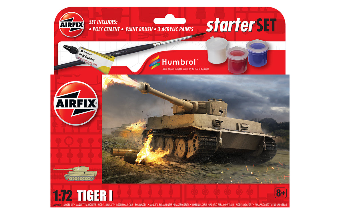 Airfix 1/72 Tiger 1 Starter set A55004