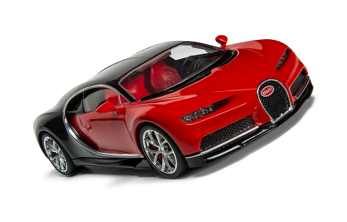 Airfix 1/43 Bugatti Chiron Model Kit Starter Set A55005