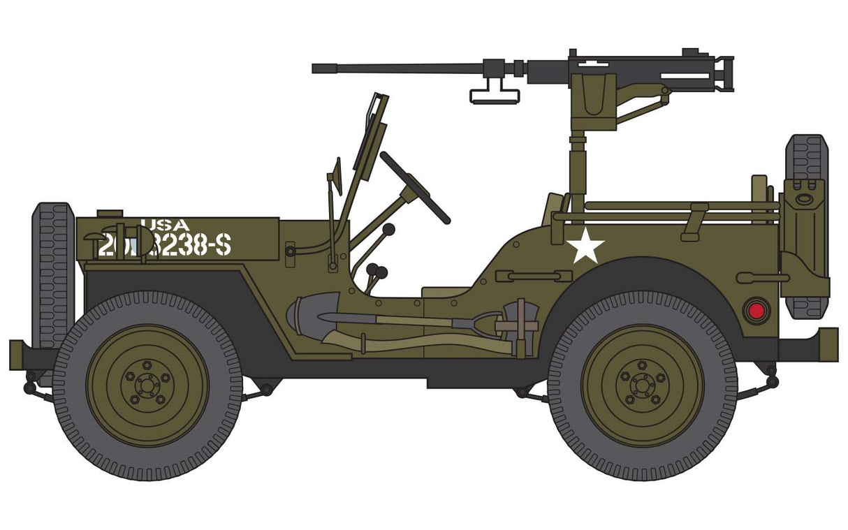 Airfix Starter Set Willys MB Jeep 1/72