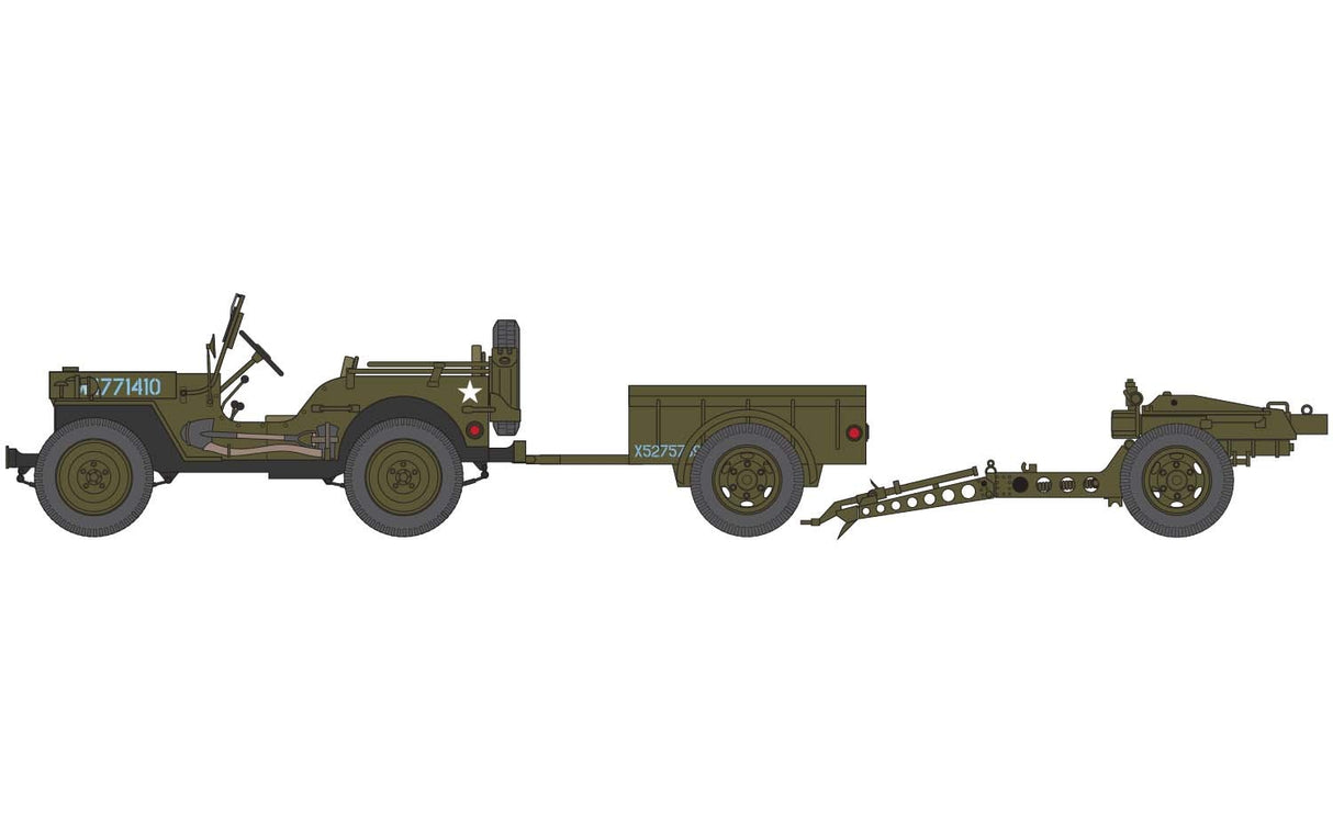 Airfix Starter Set Willys MB Jeep 1/72