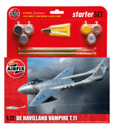 Airfix 1/72 De Havilland Vampire Starter Set A55204