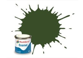 Humbrol AA2242 242 RLM 71 Dunkelgrun Matt - 14ml Enamel Paint