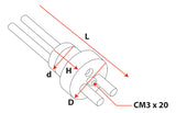 Replacement Glo Fuel Tank Bung & Fitting Kit
