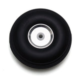 3in (76mm) Rubber (PU) Wheel with Aluminium Hub