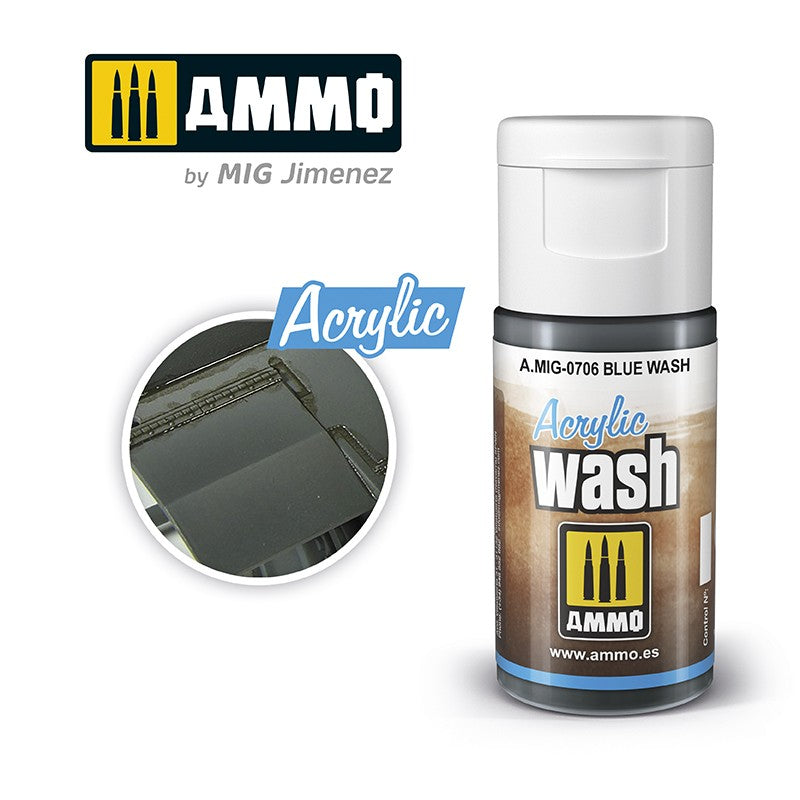 Ammo Acrylic Blue Wash MIG0706