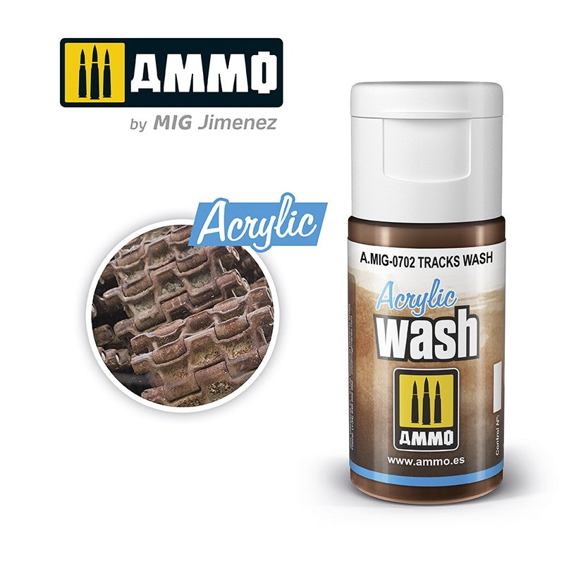 Ammo Acrylic Tracks Wash MIG0702
