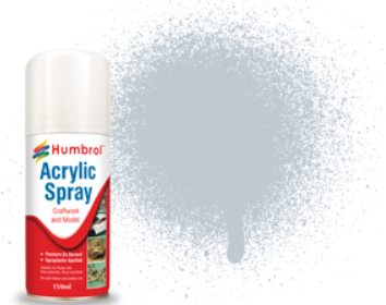 Humbrol Acrylic Spray - Aluminium (56)