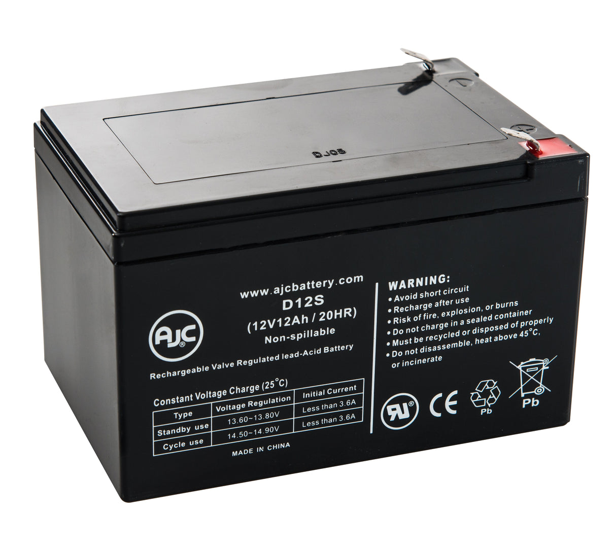 Powercell 12v 12Ah Gel Battery